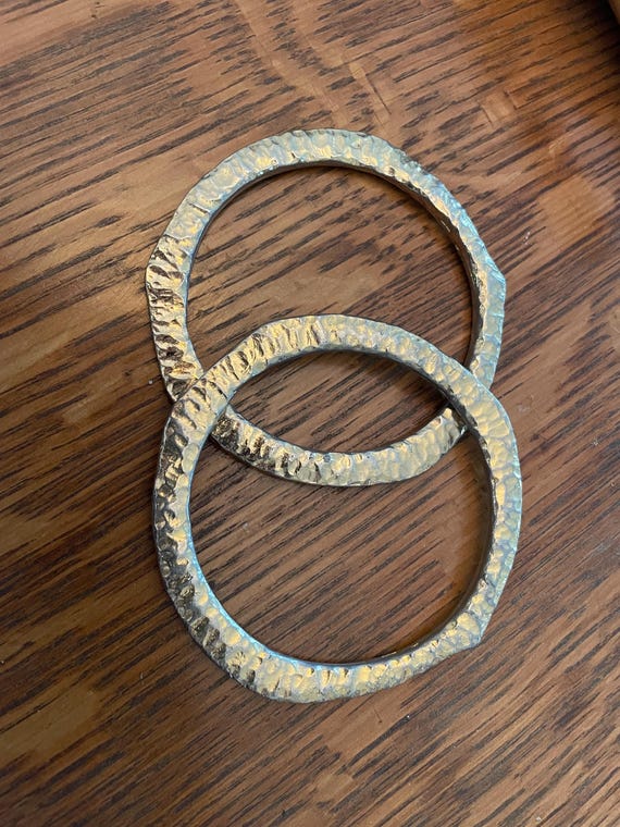 Hammered Texture Bangles - s/2 - image 3