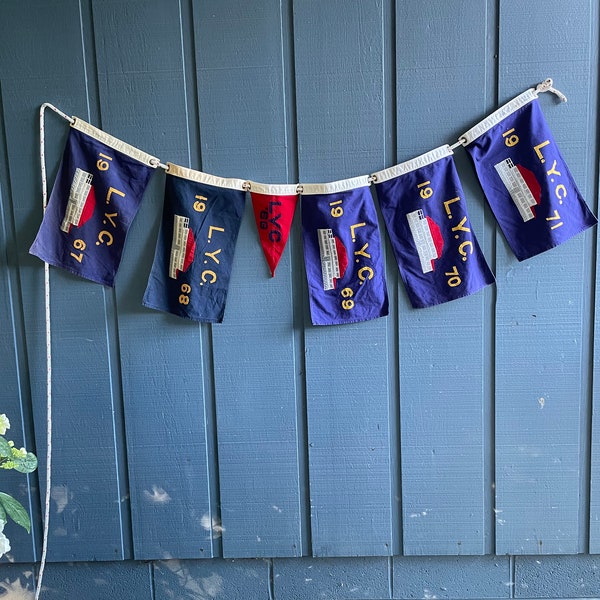 Vintage Yacht Club Flags