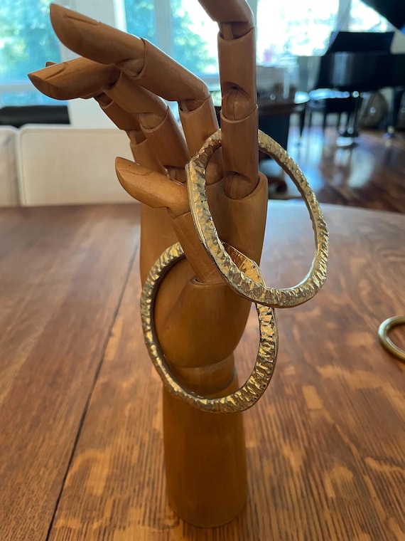 Hammered Texture Bangles - s/2 - image 1