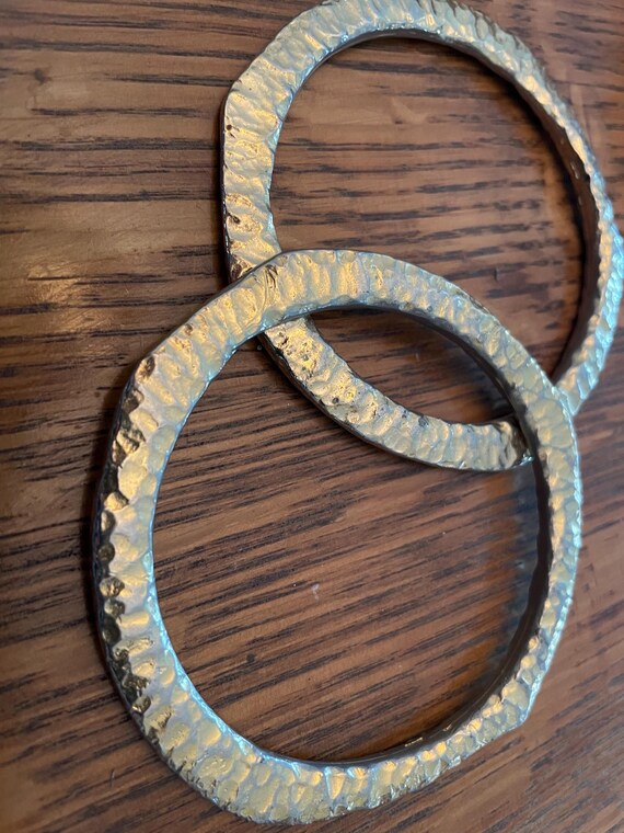 Hammered Texture Bangles - s/2 - image 4