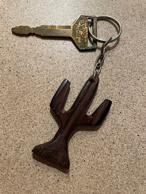 Vintage Cactus Keychain - image 2