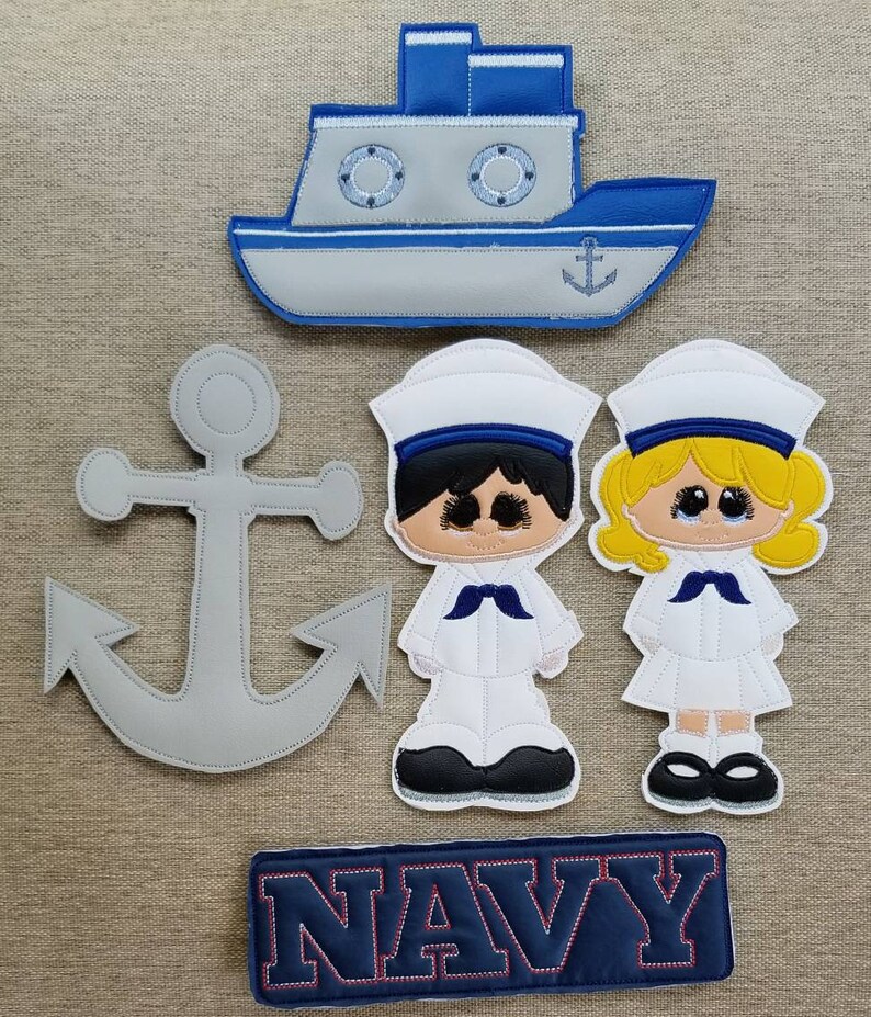 Navy Military Navy Ship Sailor Wreath Decorations Stick Etsy