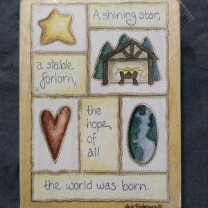 Holiday Rubber Stamp, Stamps Happen Inc, Rubber Stamp