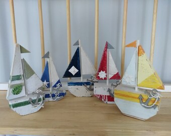Sailboat Banner Nautical Garland Sailboat Garland Patriotic Banner Free Shipping