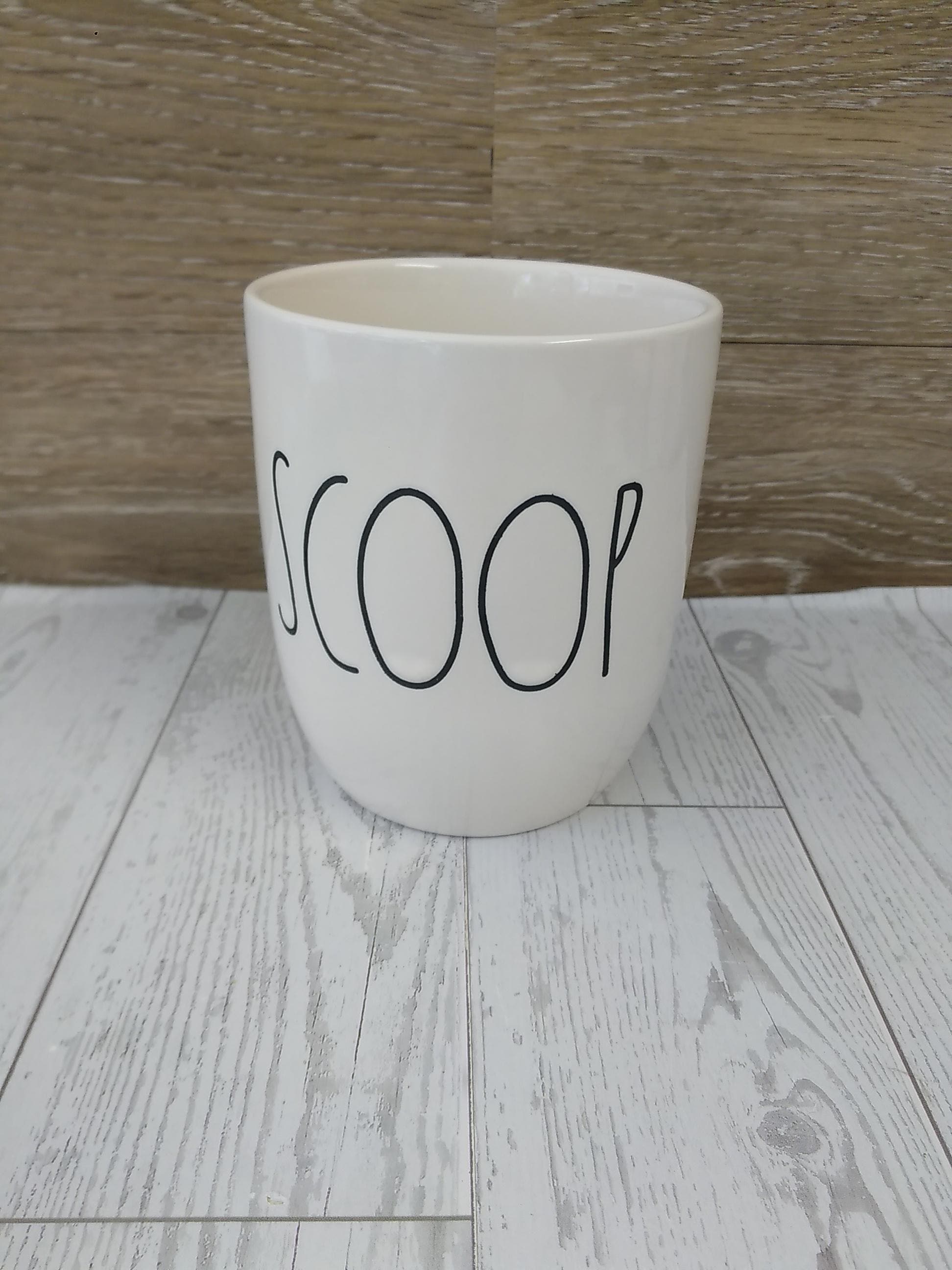 Rae Dunn White Scoop Canister - Etsy