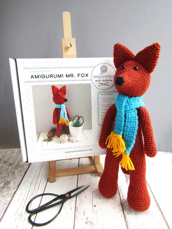 Crochet kit: Amigurumi Mr. Fox