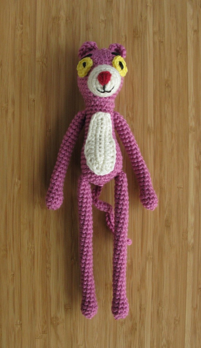 Buy Pink Panther Crochet Amigurumi Online in India - Etsy