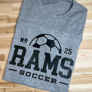 Custom Soccer Player Mascot Shirt