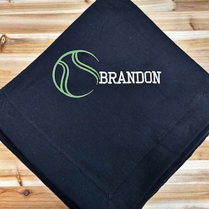 Tennis Personalized Stadium Blanket - Tennis Team Gift - Tennis Senior Gift - Tennis Player Gift