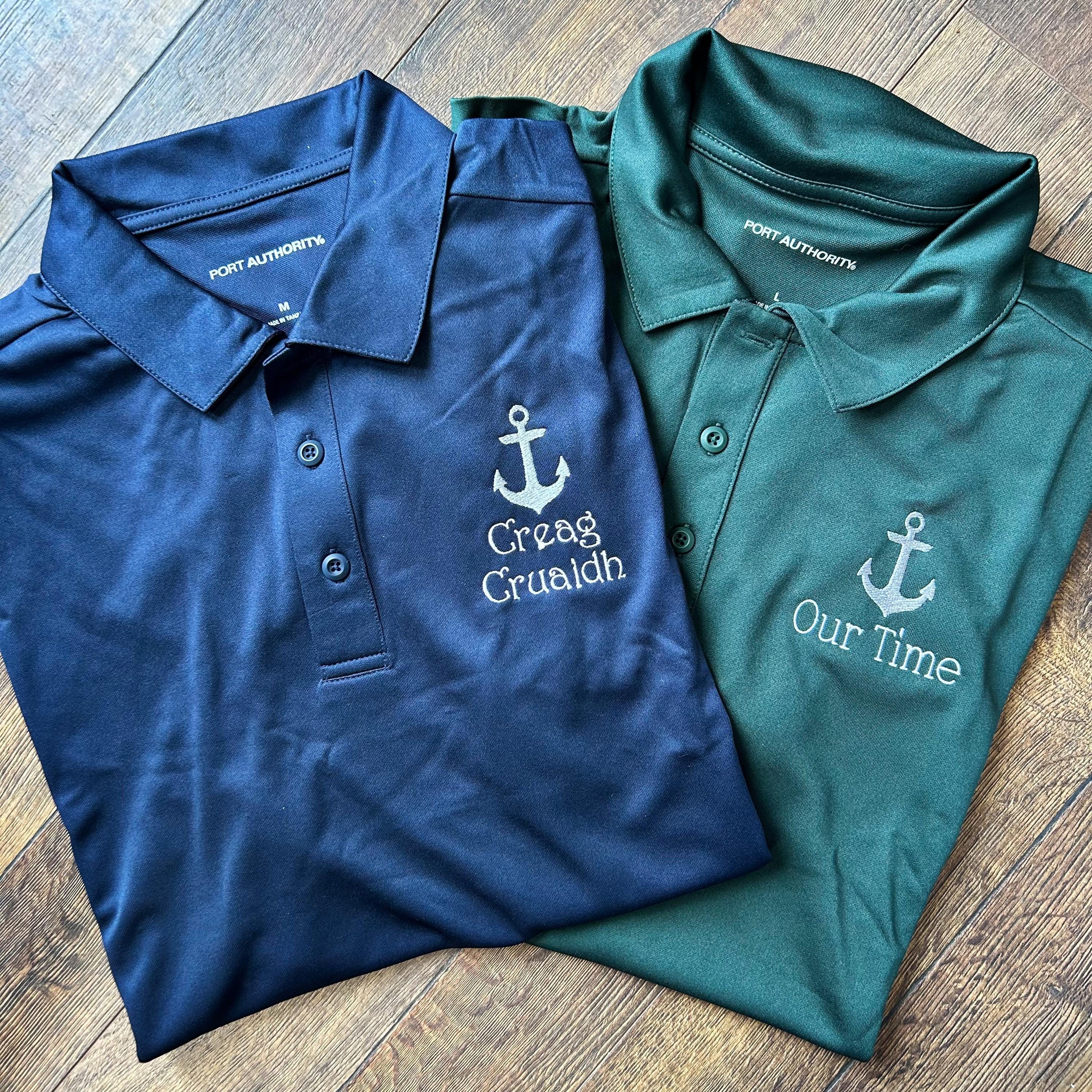 Custom Boat Name Performance Polo Shirt
