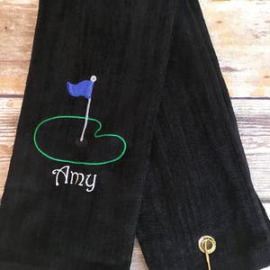 Personalized Golf Towel - Personalized Golf Gift - Golf Player Gift