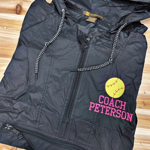 Coach’s Personalized Pullover Rain Jacket
