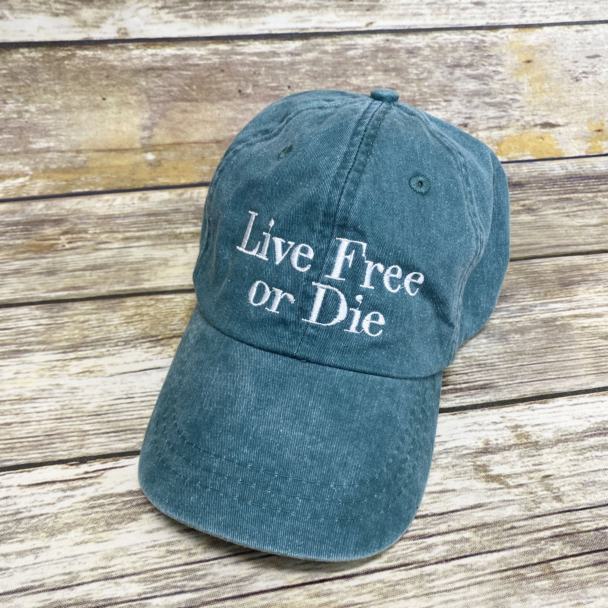 Live Free or Die Baseball Hat New Hampshire Baseball Hat