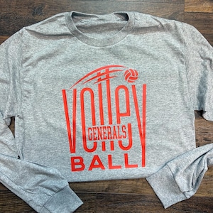 Custom Volleyball Team Long Sleeve Shirt