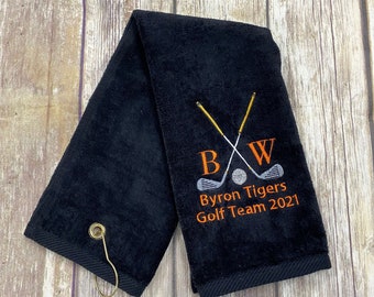 Personalized Golf Team Golf Towel - Senior Golf Team Gift