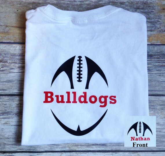 Personalized Adult Football Shirt Football Team Shirt Etsy
