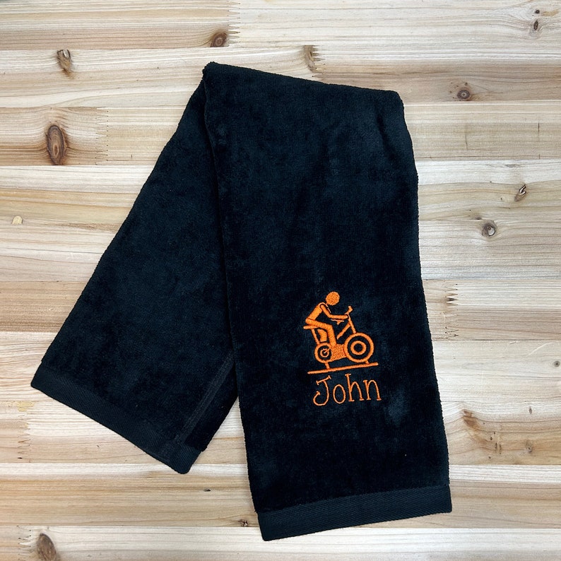 The Varsity Stitch Cycling Hand Towel
