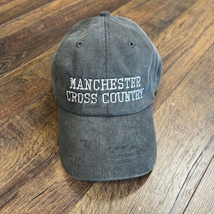 Custom Cross Country Team Baseball Hat