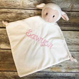 Personalized Baby Cubbie Blanket - Personalized Lovey Blanket