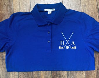 パーソナライズされたレディース刺繍入りゴルフポロシャツ