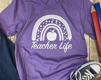 Grafisch T-shirt Teacher Life