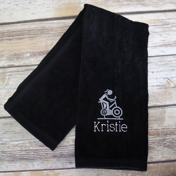 Personalized Indoor Cycling Hand Towel