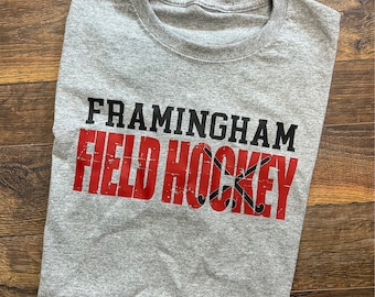 Camiseta de manga corta personalizada del equipo de hockey sobre césped