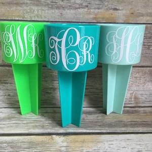 SALE!! Personalized Beach Spiker - Personalized Beach Drink Holder - Monogrammed Beach Spiker