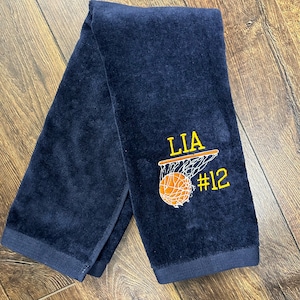 Personalized Basketball Player Sport Towel
