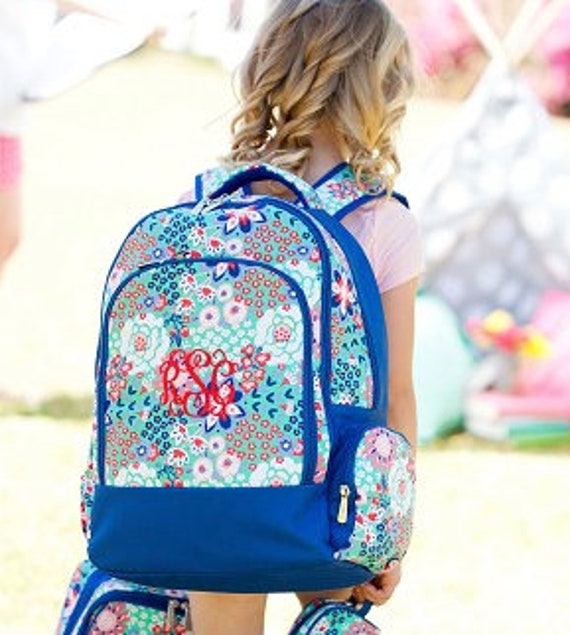 Kids Monogrammed Backpack Kids Personalized Backpack | Etsy