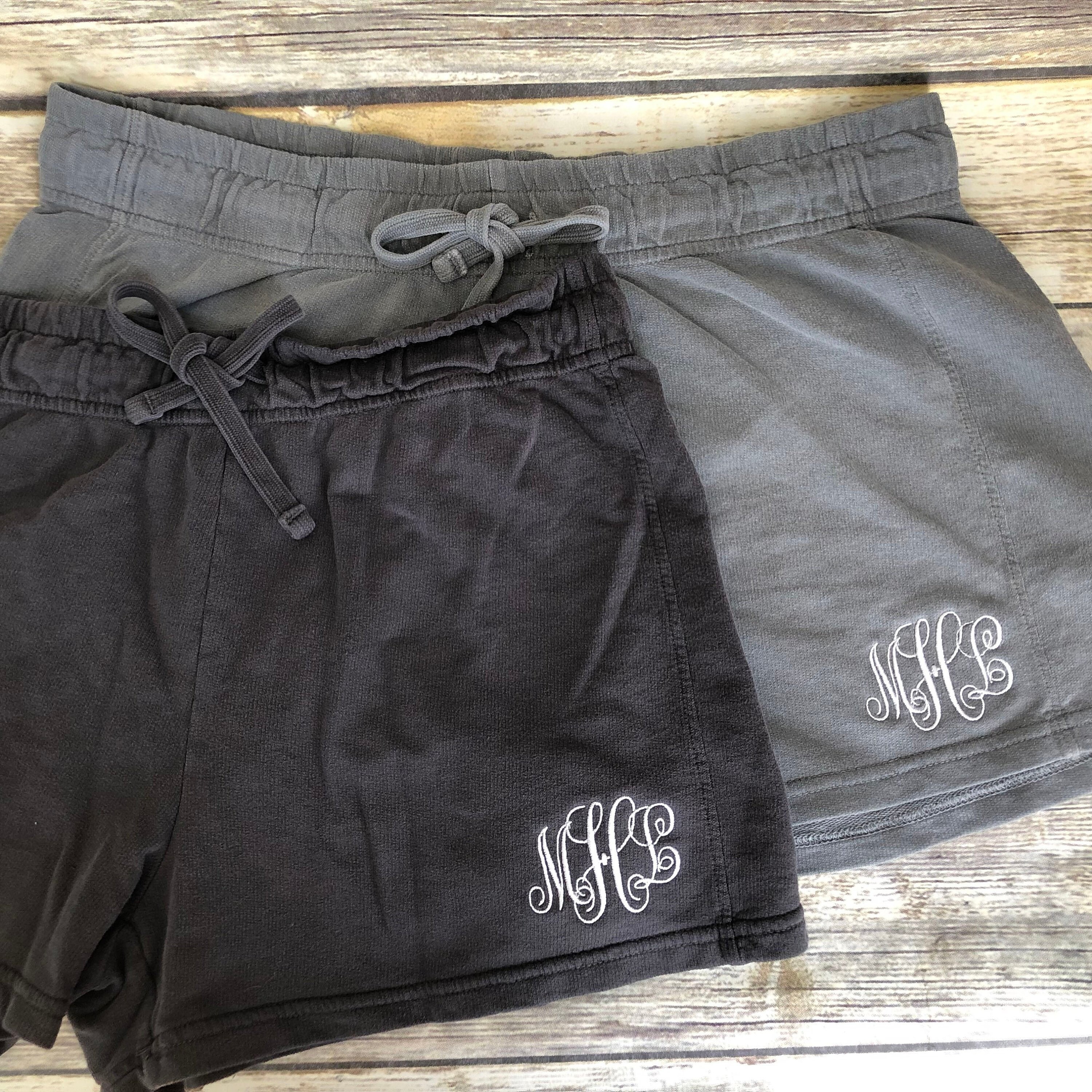 Monogrammed Comfort Colors Shorts 