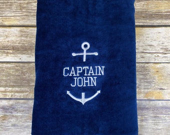 Personalized Boat Towels - Towels For Your Boat - Boating Towels