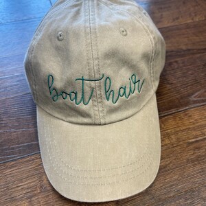 Boat Hair Baseball Hat - Boat Baseball Hat - Boat Hair Don&#39;t Care - Boat Life Hat