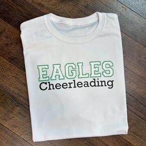 Custom Cheerleading Mascot Short Sleeve Shirt