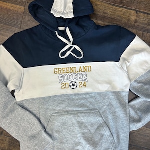 Custom Soccer Team Hooded Sweatshirt
