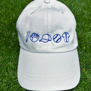 Baseball Icon Embroidered Hat