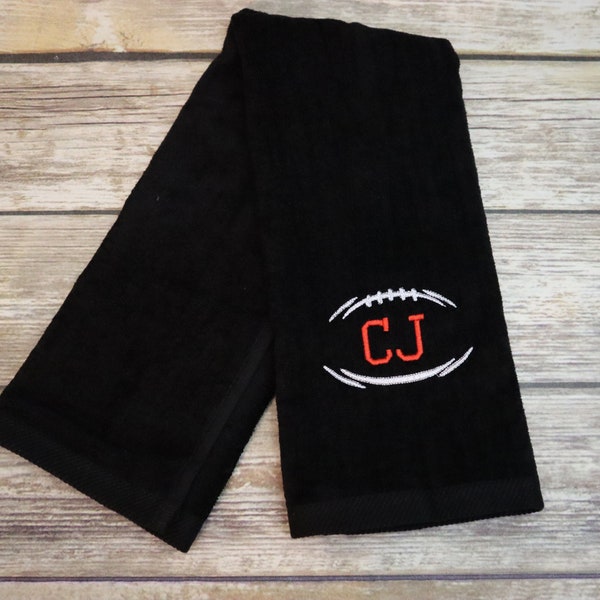 Football Towel Etsy