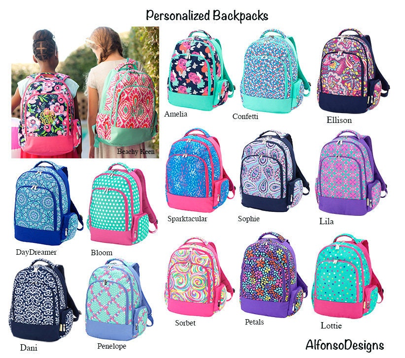 beachy backpacks for school