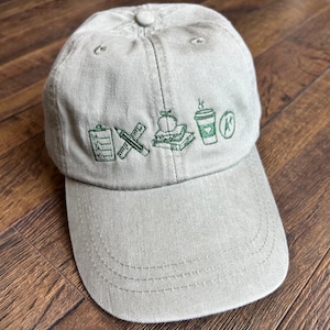 Teacher Icon Embroidered Baseball Hat