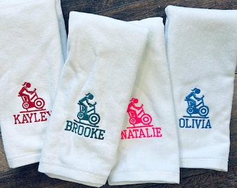 Personalized Indoor Cycling Hand Towel