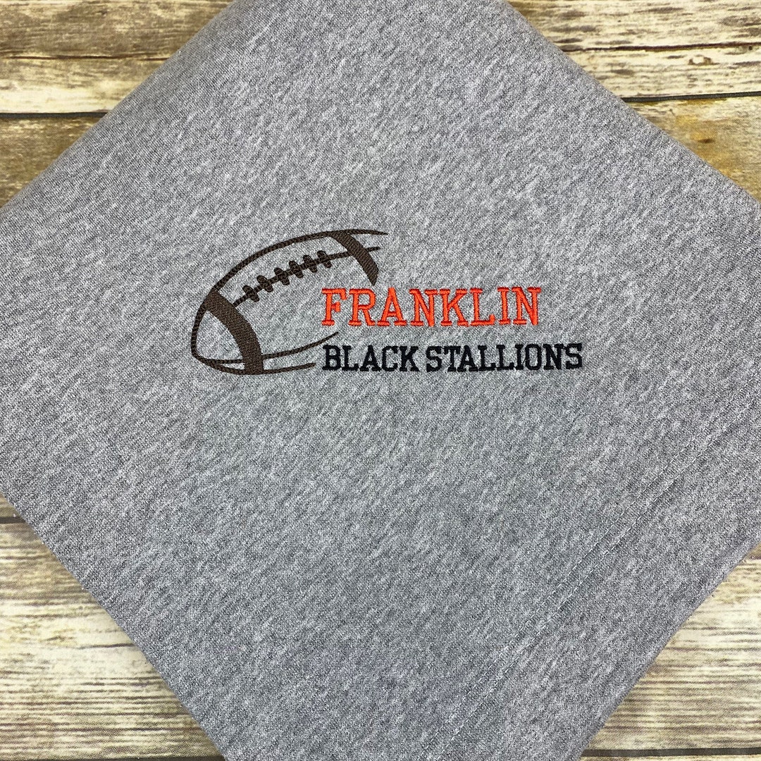 Personalized Football Stadium Blanket Football Team Blanket Gift