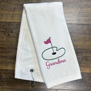 Serviette de golf grand-mère - Serviette de golf grand-mère - Cadeau de golf grand-mère - Cadeau de golf grand-mère