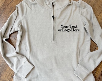 Pull personnalisé avec un quart de zip