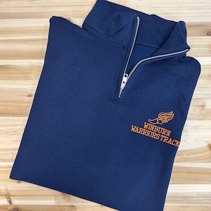 Track & Field Team Custom Quarter Zip Sweatshirt