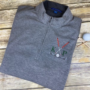 Golf Personalized Quarter Zip Pullover - Personalized Golf Gift  - Golf Team Senior Gift