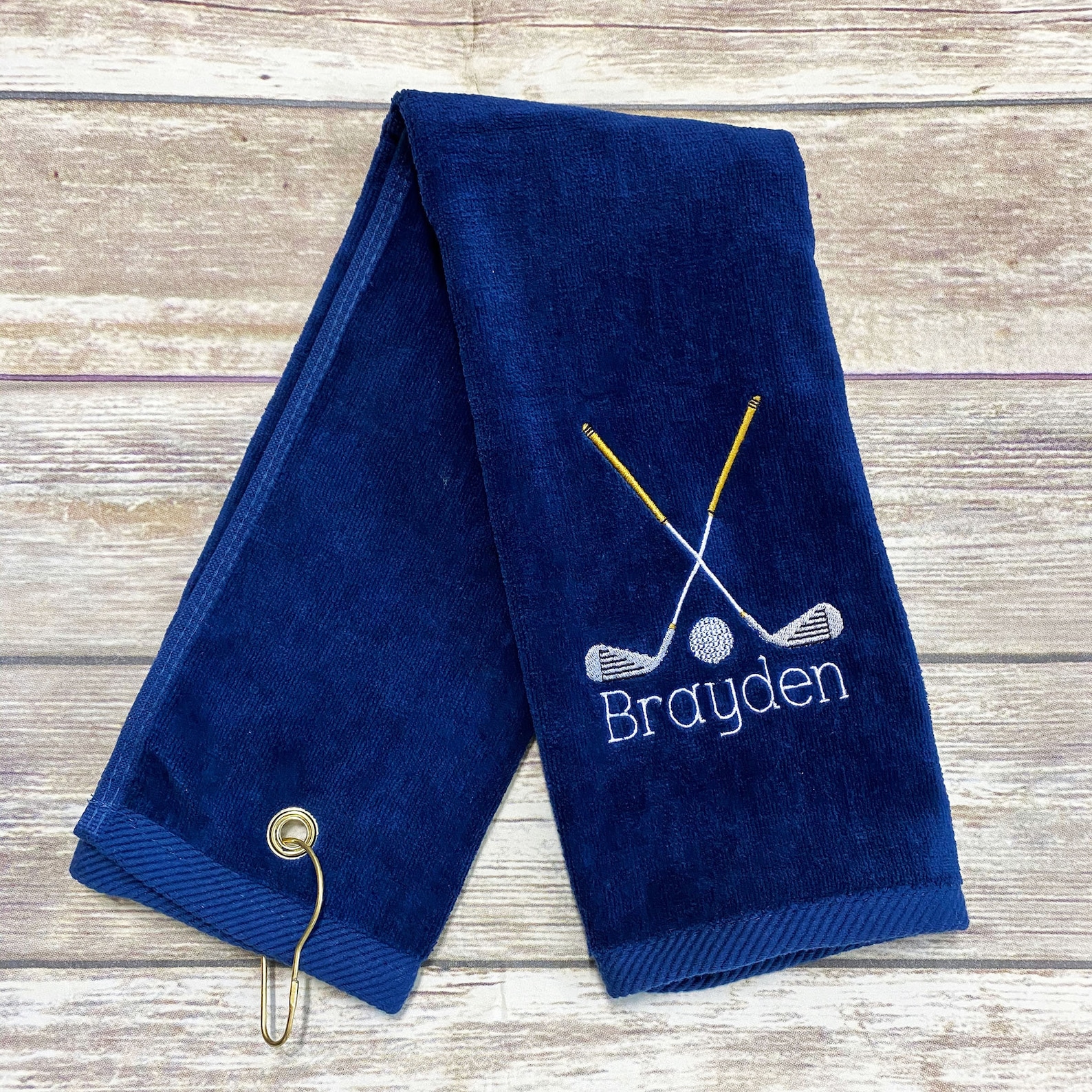 Personalized Golf Towel Golf Towel Golf Gift Etsy