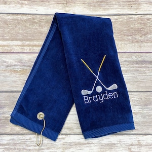 Personalized Golf Towel - Golf Towel - Golf Gift - Personalized Golf Gift - Monogrammed Golf Towel