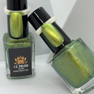Pine & Dandy  - magnetic polish green gold