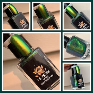 I’ve Got a Green Thumb / Chrome Nail Polish