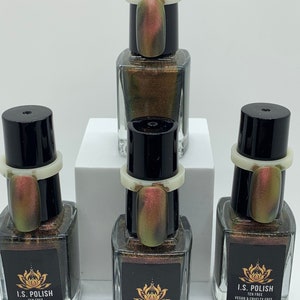 My Love Grows Here - マグネットネイルポリッシュ ブラウン ゴールド グリーン